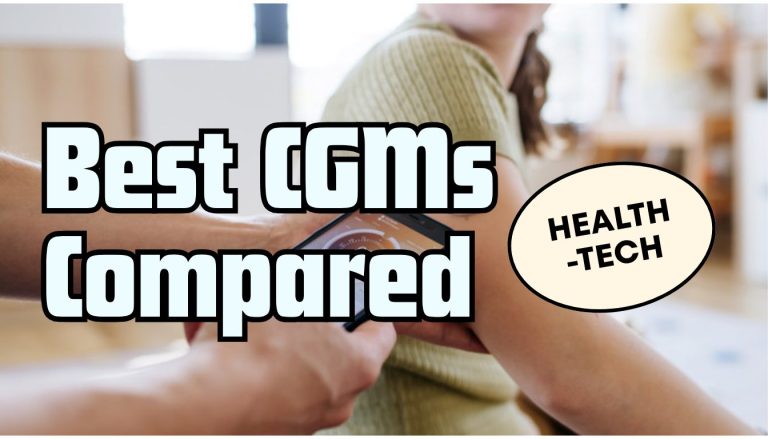 Best CGMs compared - continuous glucose monitor on the arm