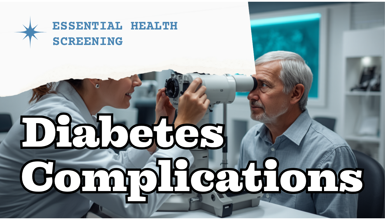 Eye exam screening for diabetes complications