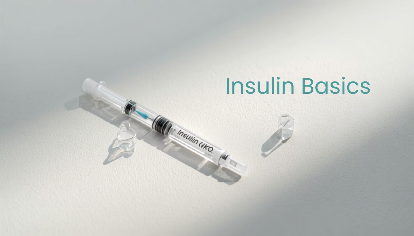 An insulin pen on a light surface