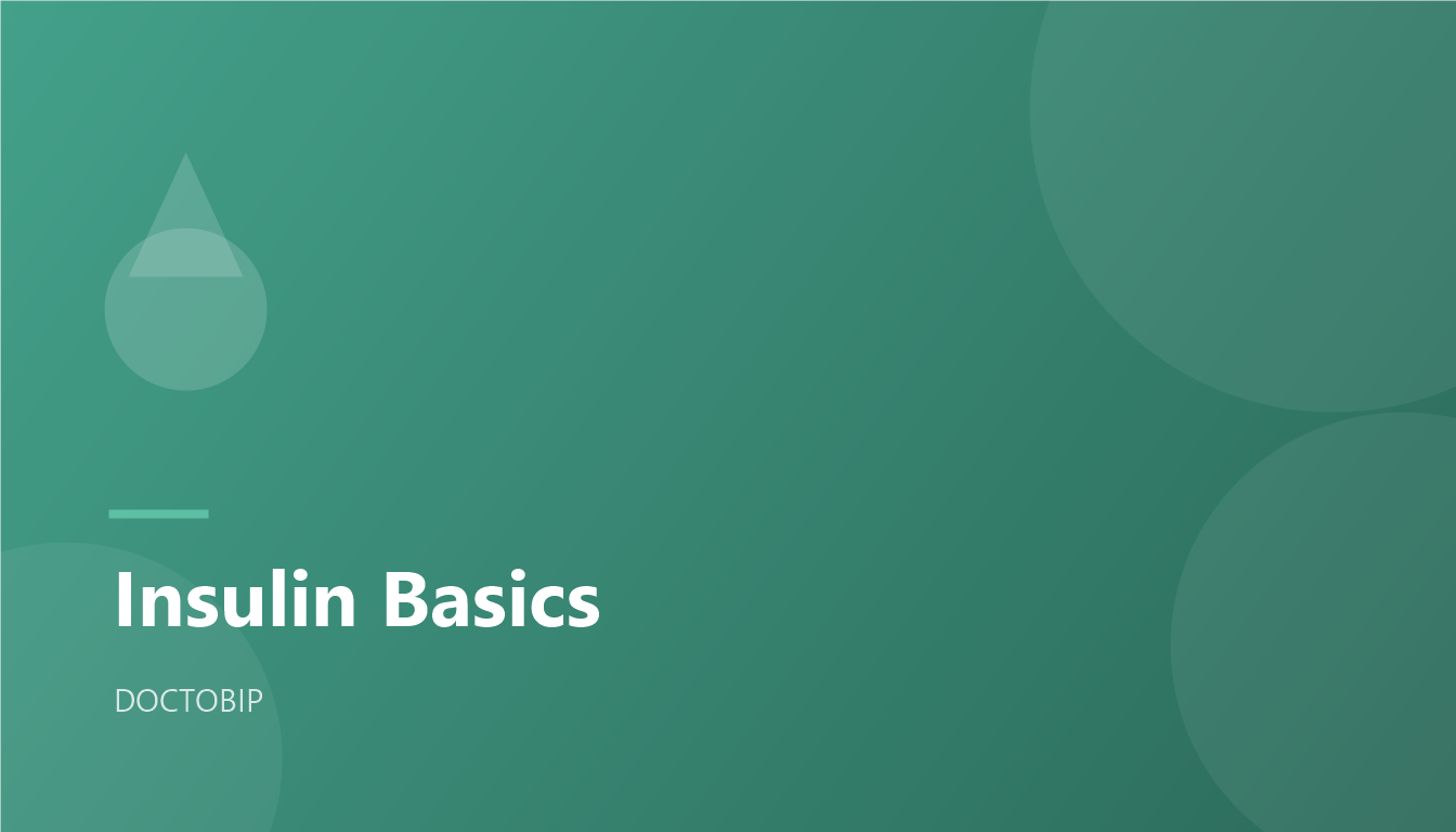 Insulin basics - Doctobip guide